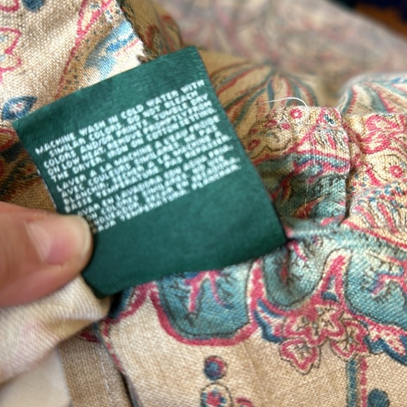 Lauren Ralph Lauren duvet cover w 2 euro shams. Elegant sophisticated bedroom - Picture 6 of 15